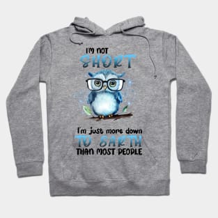 I'm Not Short I'm Just More Down To Earth Than Most People Hoodie